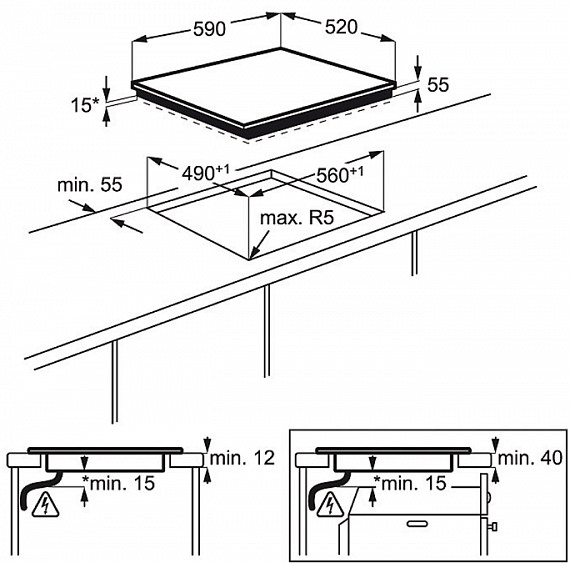 Поверхность ELECTROLUX ehi 96732 fk купить с доставкой по Москве и Московской области в интернет-магазине АваТехно