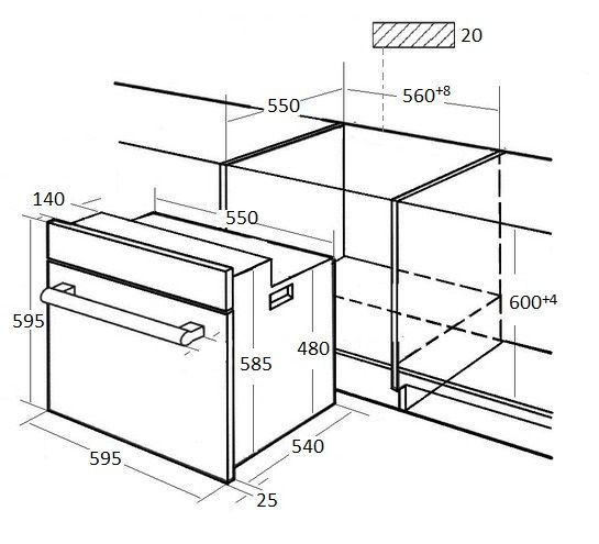 Духовой шкаф KUPPERSBERG HFZ 691 BX купить с доставкой по Москве и Московской области в интернет-магазине АваТехно