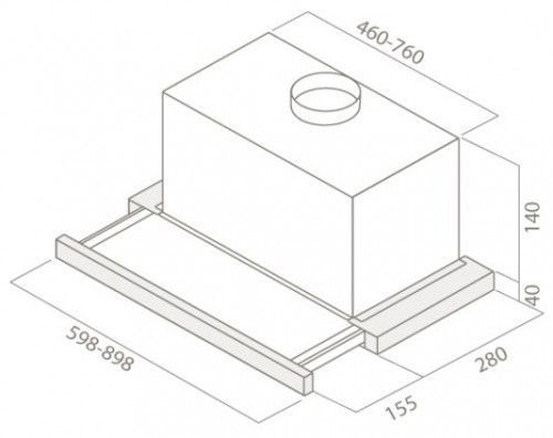 Вытяжка ELICA ELITE 14 LUX GRVT/A/60 (PRF0098874B) купить с доставкой по Москве и Московской области в интернет-магазине АваТехно