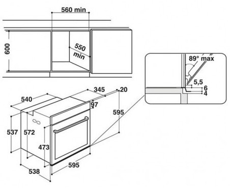 Духовой шкаф WHIRLPOOL AKZ96270IX купить с доставкой по Москве и Московской области в интернет-магазине АваТехно