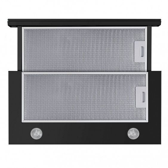 Встраиваемая вытяжка Maunfeld VS Slide 60 черный/черное стекло купить с доставкой по Москве и Московской области в интернет-магазине АваТехно