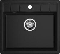 Кухонная мойка GRANFEST Quadro GF-Q561 чёрный