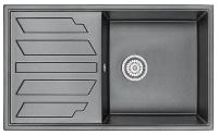 Кухонная мойка GRANULA GR-8601 шварц