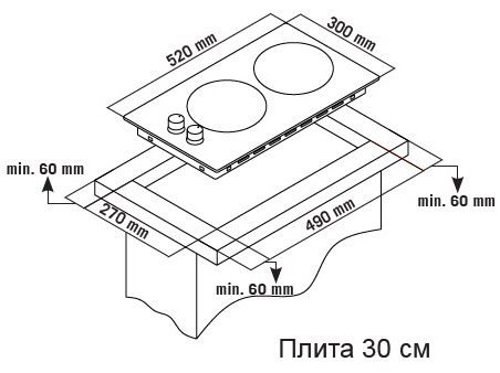 Варочная панель ZIGMUND SHTAIN GN 238.31 S купить с доставкой по Москве и Московской области в интернет-магазине АваТехно