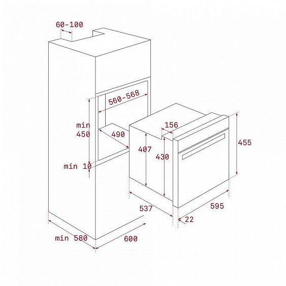 Духовой шкаф TEKA HLC 8400 LONDON BRICK (111130006) купить с доставкой по Москве и Московской области в интернет-магазине АваТехно