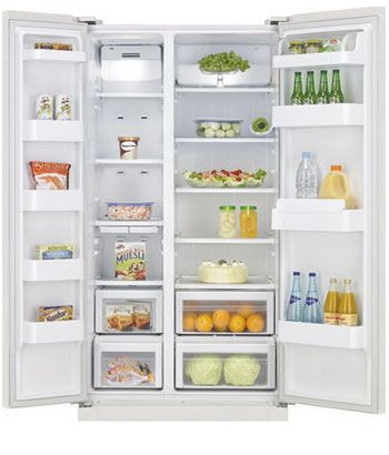 Холодильник side-by-side SAMSUNG rsa1stwp1 купить с доставкой по Москве и Московской области в интернет-магазине АваТехно