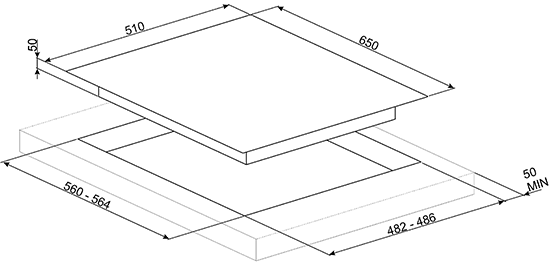 Газовая варочная панель Smeg PV664LCNR купить с доставкой по Москве и Московской области в интернет-магазине АваТехно