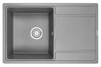 Кухонная мойка GRANULA GR-7804 алюминиум