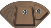 Кухонная мойка FLORENTINA капри мокко