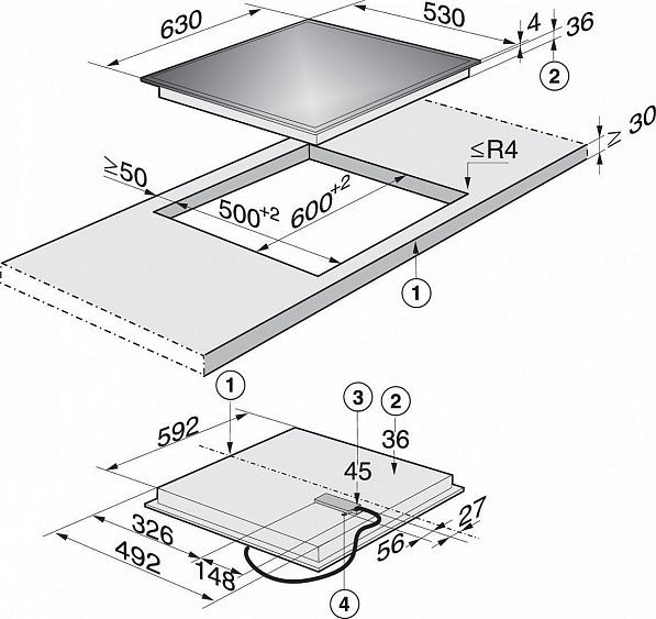 Поверхность MIELE km 6207 купить с доставкой по Москве и Московской области в интернет-магазине АваТехно