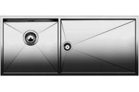 Кухонная мойка BLANCO zerox 400/550-t-if/n чаша слева (517260)