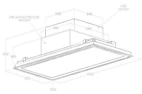 Вытяжка ELICA ILLUSION H30 WH/A/100 купить с доставкой по Москве и Московской области в интернет-магазине АваТехно