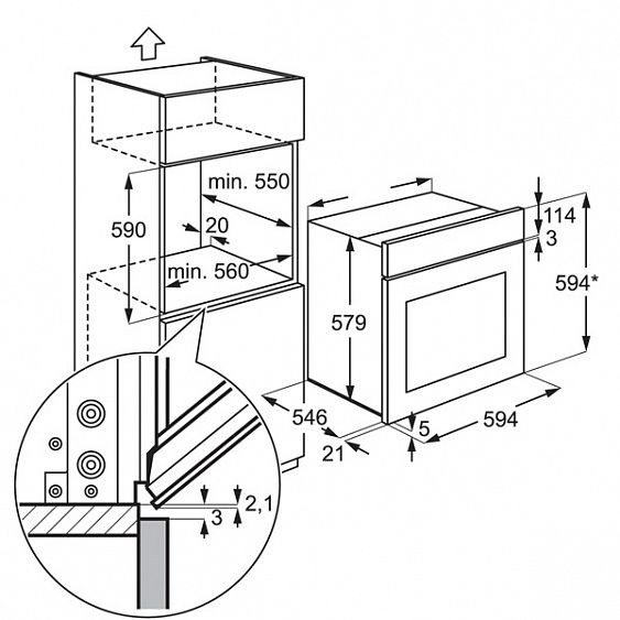 Духовой шкаф ELECTROLUX eob 3450 aox купить с доставкой по Москве и Московской области в интернет-магазине АваТехно