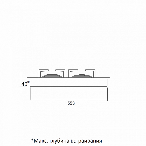 Поверхность KUPPERSBERG TS 62 B купить с доставкой по Москве и Московской области в интернет-магазине АваТехно
