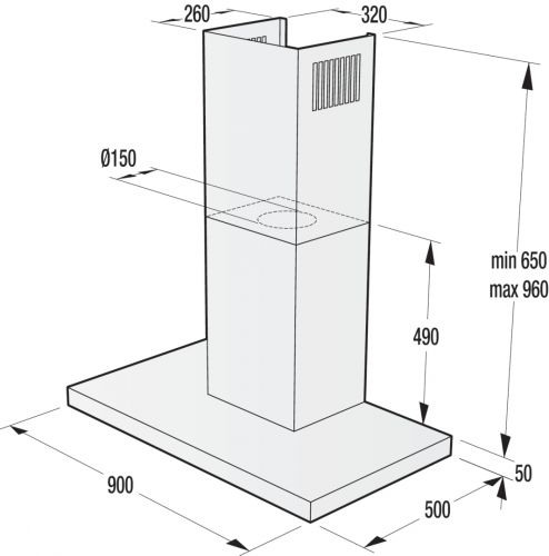 Вытяжка GORENJE WHT961STX купить с доставкой по Москве и Московской области в интернет-магазине АваТехно
