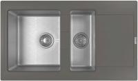 Кухонная мойка FLORENTINA Комби 860К серый шелк (21.410.D0860.307)