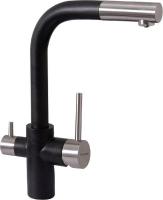 Смеситель FLORENTINA КРИСТАЛЛ FL антрацит 333.32H.2123.302