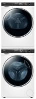 Комплект стиральная и сушильная машина Haier HW100-BD14378 + HD100-A2378 + соединительный элемент CK-1