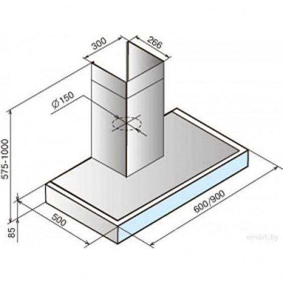 Вытяжка TEKA DPA GLASS 60 WHITE (40495411) купить с доставкой по Москве и Московской области в интернет-магазине АваТехно
