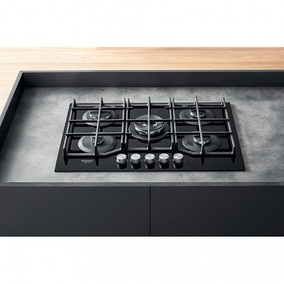 Варочная панель HOTPOINT-ARISTON HAGS 72F/BK купить в Москве цена в интернет-магазине АваТехно