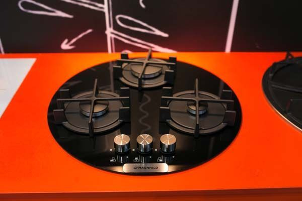 Газовая поверхность MAUNFELD MGHG.53.19B_BLACK GLASS_Round купить с доставкой по Москве и Московской области в интернет-магазине АваТехно