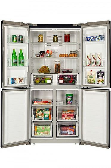 Холодильник HIBERG RFQ-490DX NFB купить с доставкой по Москве и Московской области в интернет-магазине АваТехно