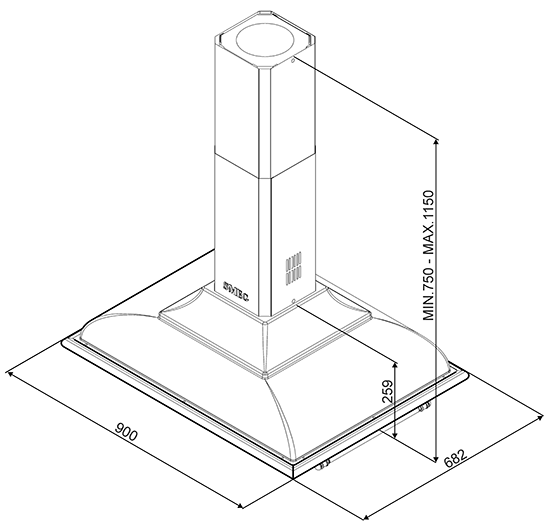 Вытяжка SMEG KCI19AOE купить с доставкой по Москве и Московской области в интернет-магазине АваТехно