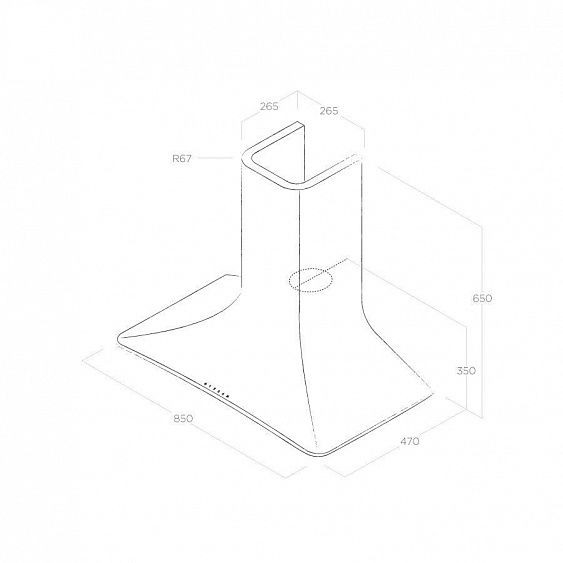Вытяжка Elica SWEET UMBER F/85 (PRF0043031A) купить с доставкой по Москве и Московской области в интернет-магазине АваТехно