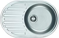 Мойка FRANKE 101.0009.496  pmn 611 стоп-вентиль нерж.сталь, матовая