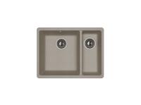 Кухонная мойка FLORTEK Ринг 335/160 серый шелк (24.055.D0510.307)