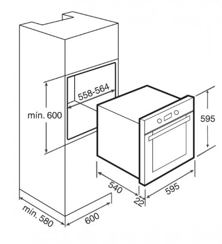 Духовой шкаф TEKA HSC 635 SS купить с доставкой по Москве и Московской области в интернет-магазине АваТехно