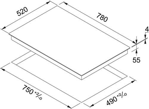 Индукционная варочная поверхность Franke FHSM8044IBK (108.0492.717) купить с доставкой по Москве и Московской области в интернет-магазине АваТехно