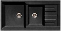 Мойка GRANFEST Practic GF-P980KL (980х510) Черный 308 2-секц. 429645