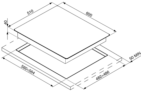 Варочная панель SMEG PV163S2 купить с доставкой по Москве и Московской области в интернет-магазине АваТехно