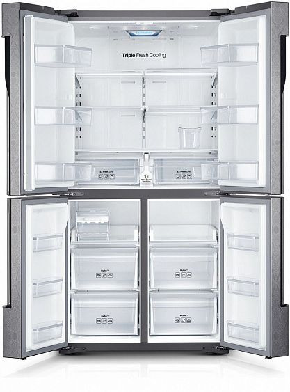 Холодильник Samsung RF905QBLAXW серебристый купить с доставкой по Москве и Московской области в интернет-магазине АваТехно