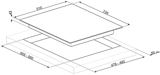 Варочная панель SMEG PX375 купить с доставкой по Москве и Московской области в интернет-магазине АваТехно