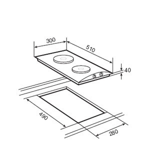 Варочная панель TEKA EM/30 2P S. STEEL (EXP) (10209611) купить с доставкой по Москве и Московской области в интернет-магазине АваТехно