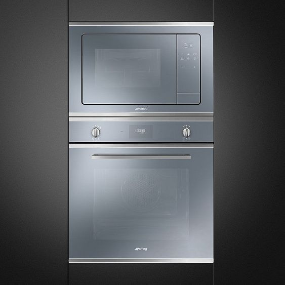 Встраиваемая микроволновая печь Smeg FMI420S купить с доставкой по Москве и Московской области в интернет-магазине АваТехно