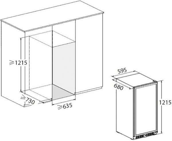 Винный шкаф DUNAVOX  exclusive dx-94.270dbk купить с доставкой по Москве и Московской области в интернет-магазине АваТехно