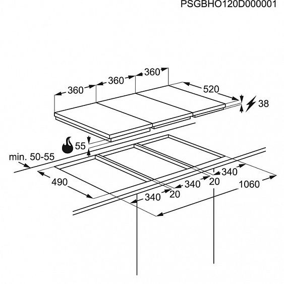 Поверхность ELECTROLUX  eqw4111bog купить с доставкой по Москве и Московской области в интернет-магазине АваТехно