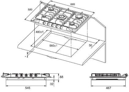 Поверхность KUPPERSBERG fv 7 tg x купить с доставкой по Москве и Московской области в интернет-магазине АваТехно