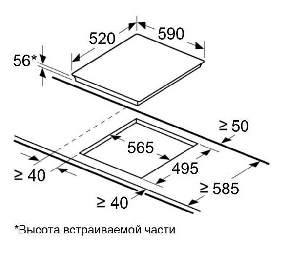 Встраиваемая индукционная варочная панель Maunfeld CVI594SF2WH купить в Москве цена в интернет-магазине АваТехно
