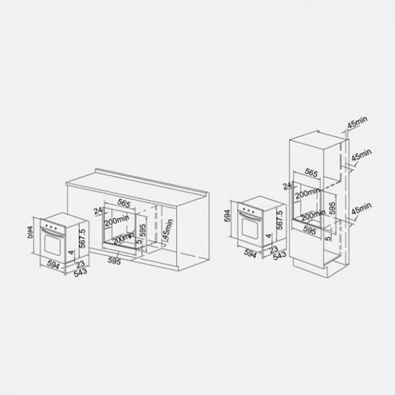 Духовой шкаф EXITEQ F 60 TMR купить с доставкой по Москве и Московской области в интернет-магазине АваТехно