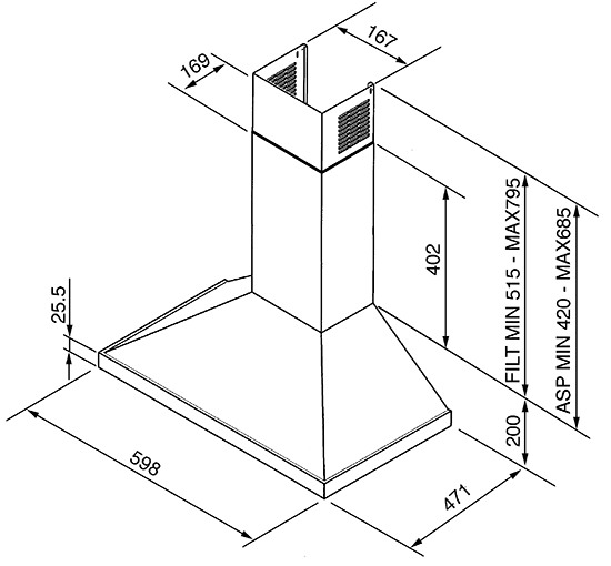 Вытяжка SMEG kd6xe купить с доставкой по Москве и Московской области в интернет-магазине АваТехно