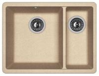 Кухонная мойка FLORTEK Ринг 335/160 песочный (24.055.D0510.107)