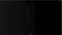 Индукционная панель с вытяжкой Kuppersbusch KMI 9350.0 SR Black Chrome