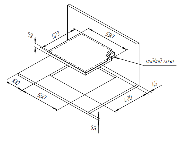 Поверхность KUPPERSBERG ts 63 x купить с доставкой по Москве и Московской области в интернет-магазине АваТехно