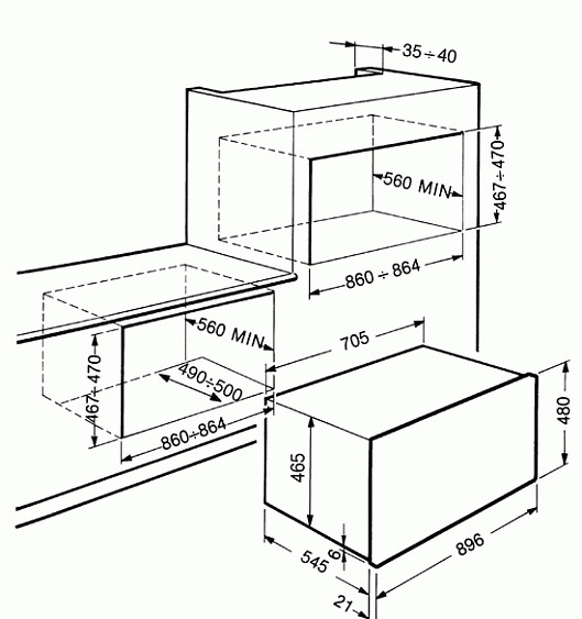 Духовой шкаф SMEG se995xt-7 купить с доставкой по Москве и Московской области в интернет-магазине АваТехно