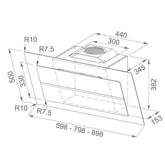 Вытяжка FRANKE 110.0338.358 FRANKE FMPL 906 WH B + угольный фильтр купить с доставкой по Москве и Московской области в интернет-магазине АваТехно