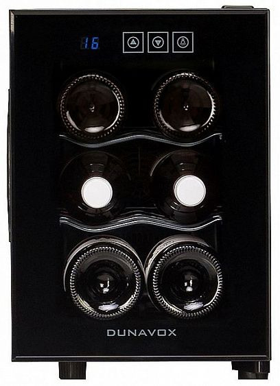Винный шкаф DUNAVOX dat-6.16c купить с доставкой по Москве и Московской области в интернет-магазине АваТехно